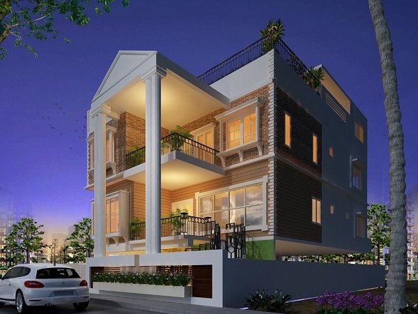 Dr. Ravichandran’s Residence – A Vintage Colonial Style House