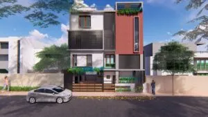 Home Design with Lights and Shadow
