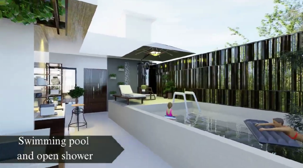 Pool in terrace