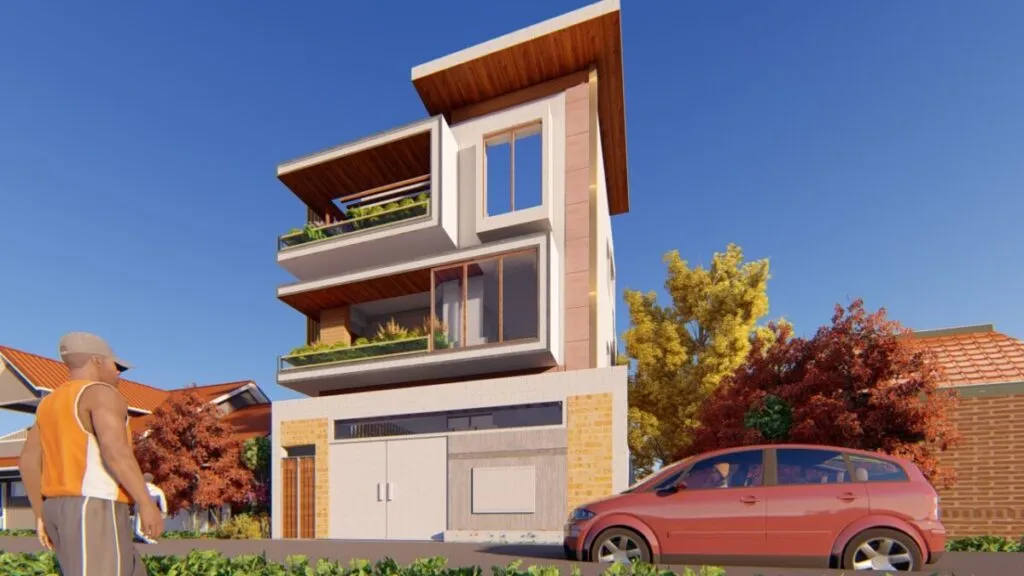 house design with construction