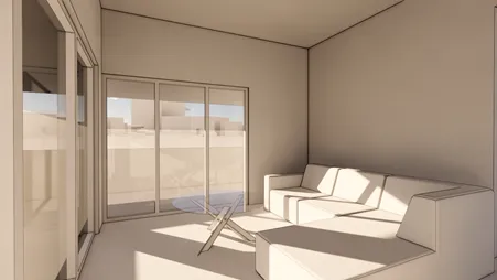 family area design in contemporary house