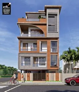 contemporary arched home design