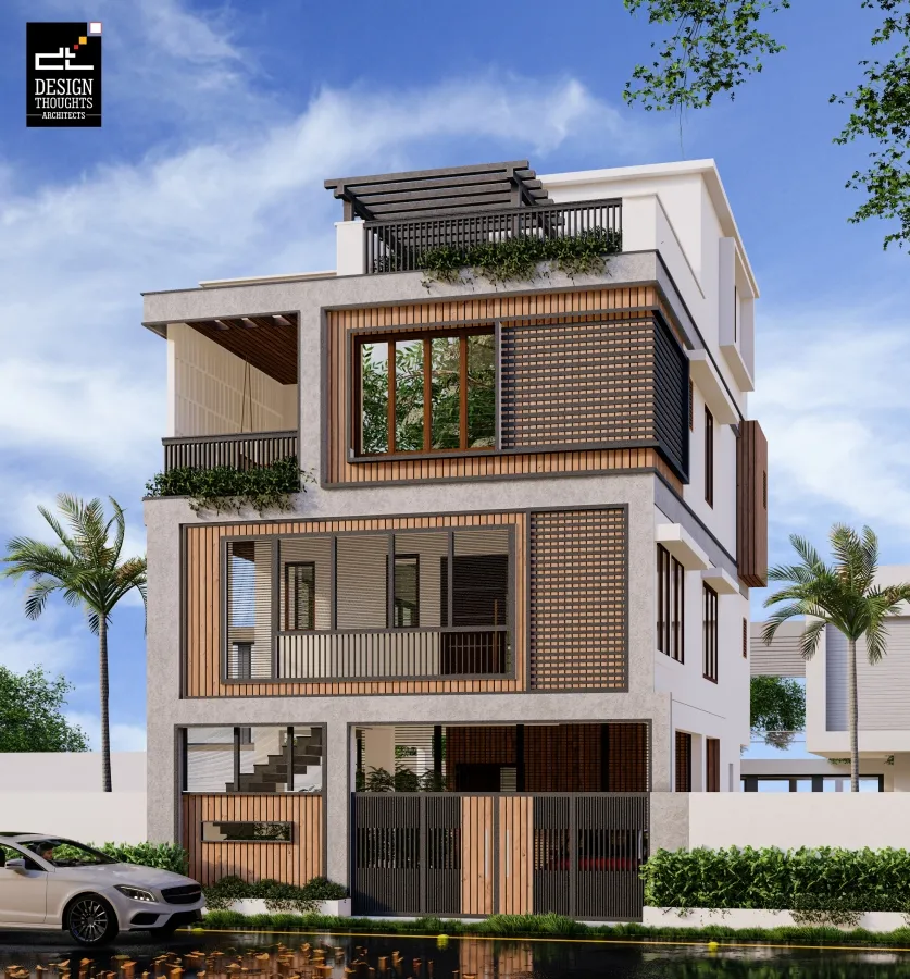 30 by 40 contemporary home by best residential architects