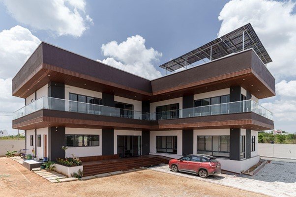 A lavish home with extensive energy efficient technologies incorporated