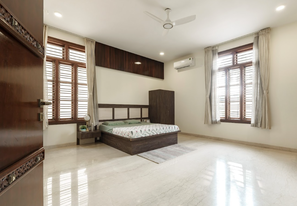 Master bedroom in the south-west