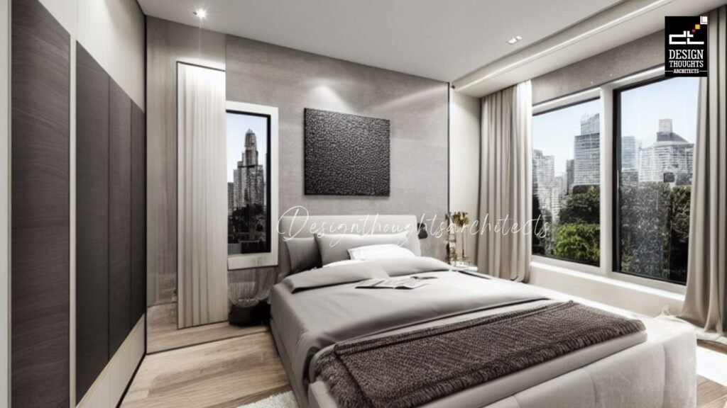 Contemporary house design Futuristic bedroom