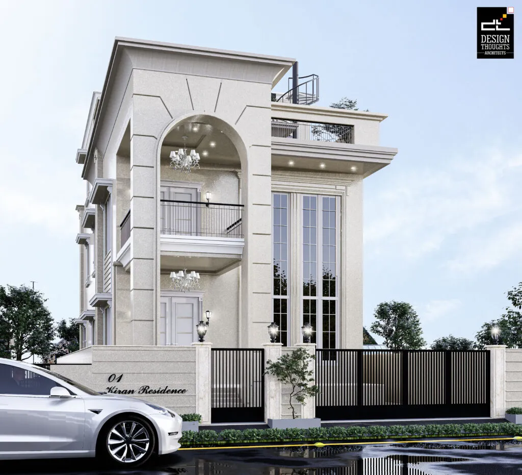 Neoclassical Architecture Front View