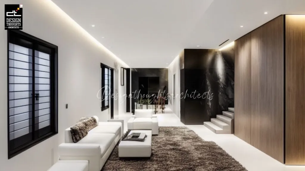 Neoclassical Architecture family room