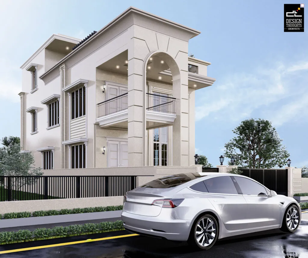 Neoclassical Architecture left view