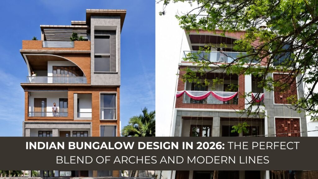 Indian Bungalow Design in 2026 The Perfect Blend of Arches and Modern Lines