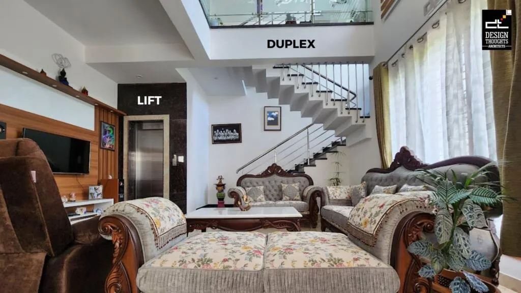 40X60 house plan duplex lift