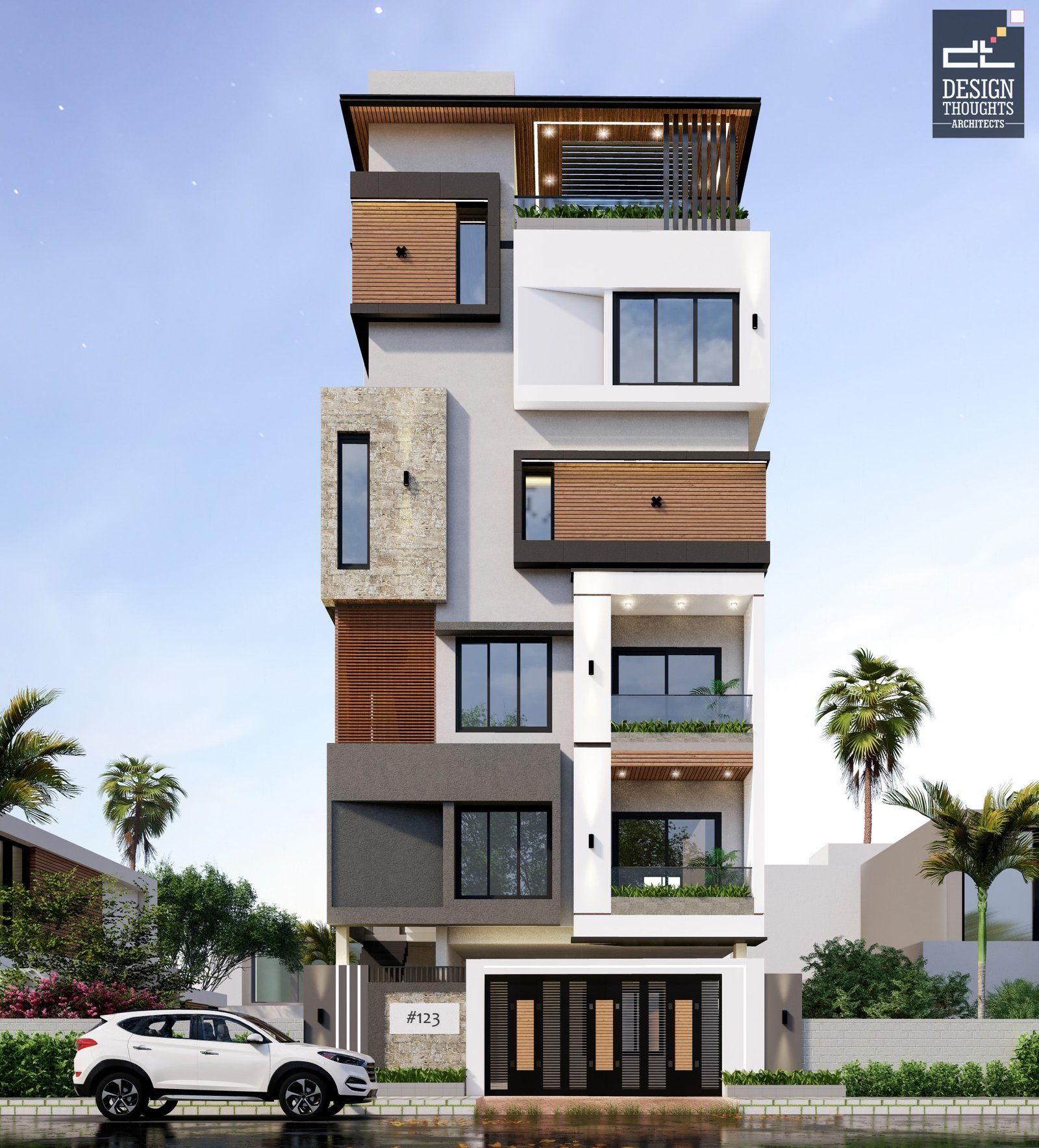 Photo inspiration: Picture Idea: A Beautiful 5 Floor Contemporary Home With A Penthouse