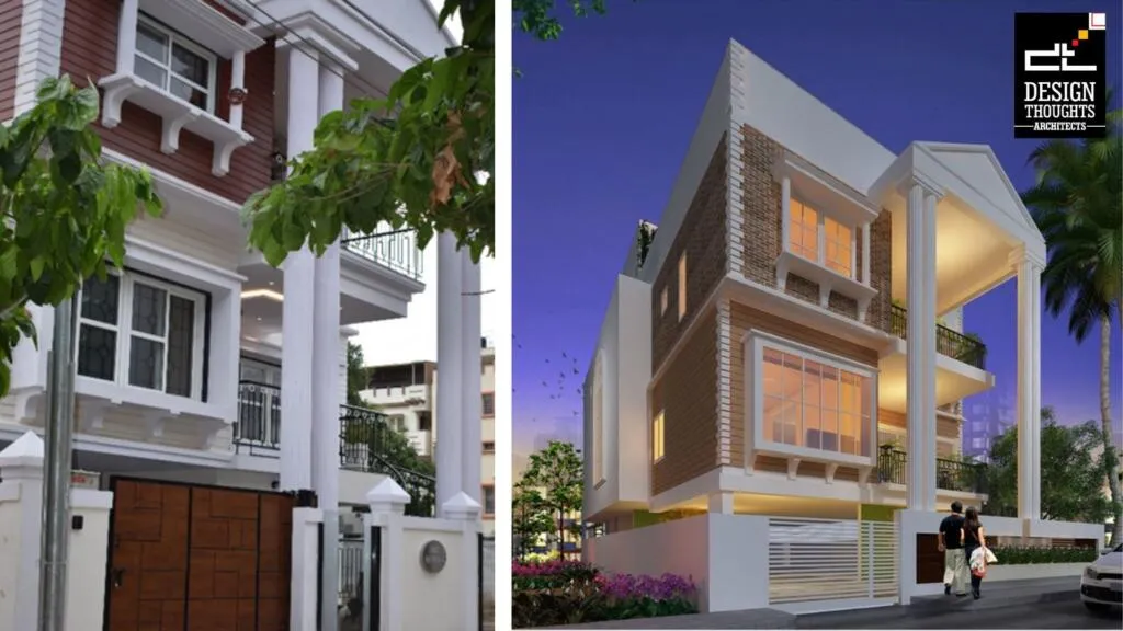 Modern Traditional Home Design fusion of traditional and colonial style