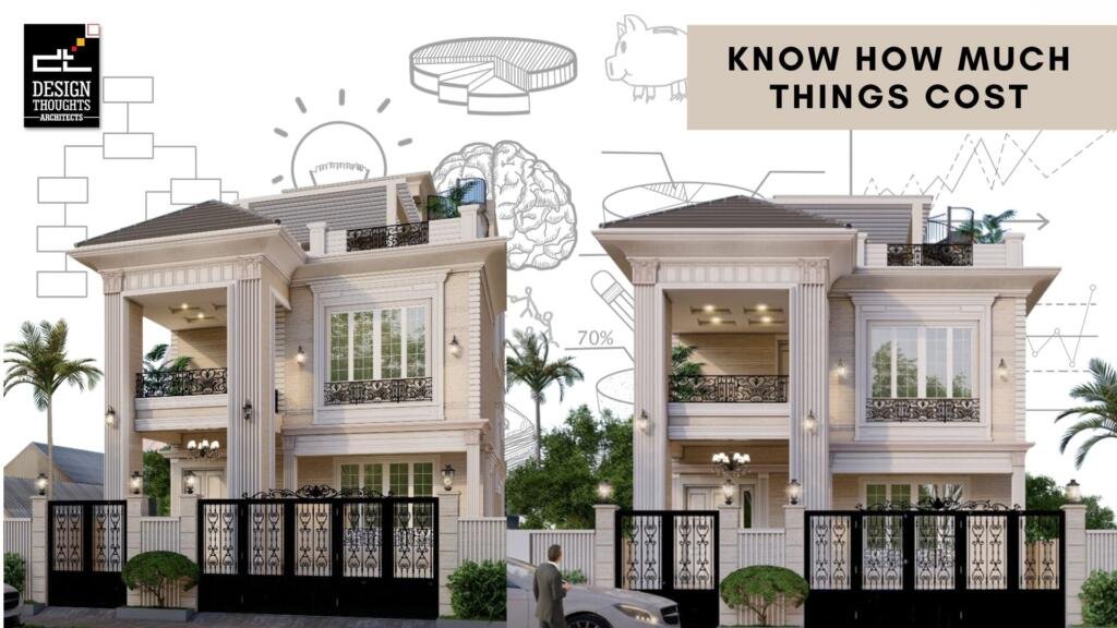 Contemporary house know how much things cost