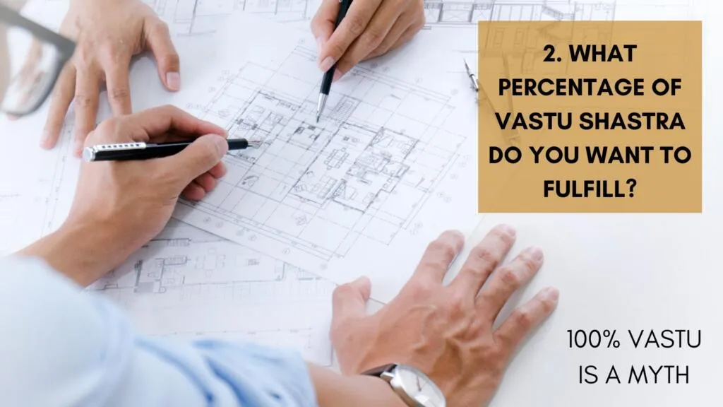 Vastu Elements what percentage of vastu shastra do you want to fulfill