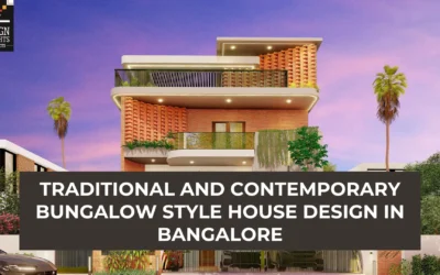 Traditional and Contemporary Bungalow Style House Design in Bangalore