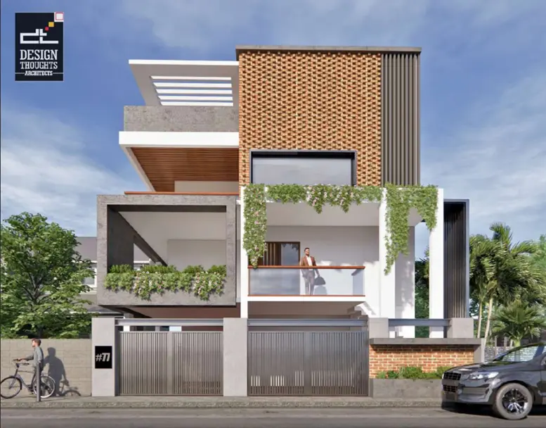 dream house design located near airport and built above existing building