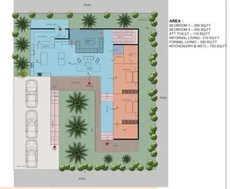 Approach an architect initial zoning concepts developed for one of our large-scale projects