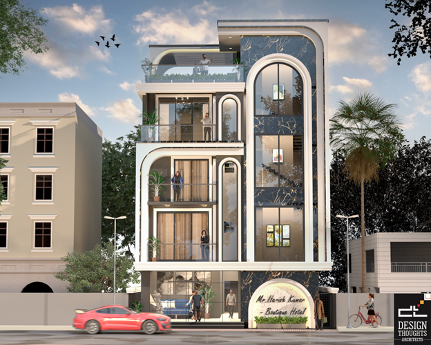 Boutique hotel Proposed design in classical style