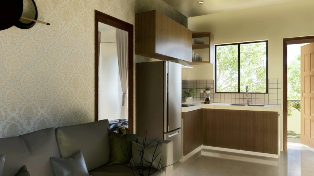 2BHK accommodation units and layout from the commercial building plan