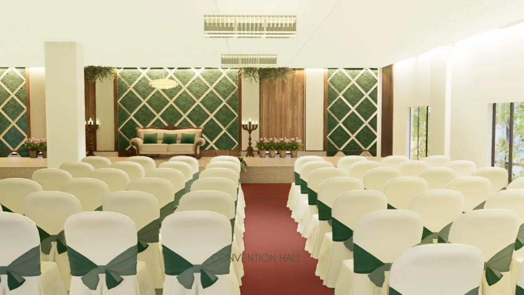 Convention hall and office design from the Rajajinagar commercial building plan