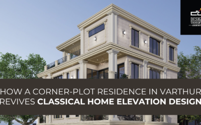 How a Corner-Plot Residence in Varthur Revives Classical Home Elevation Design